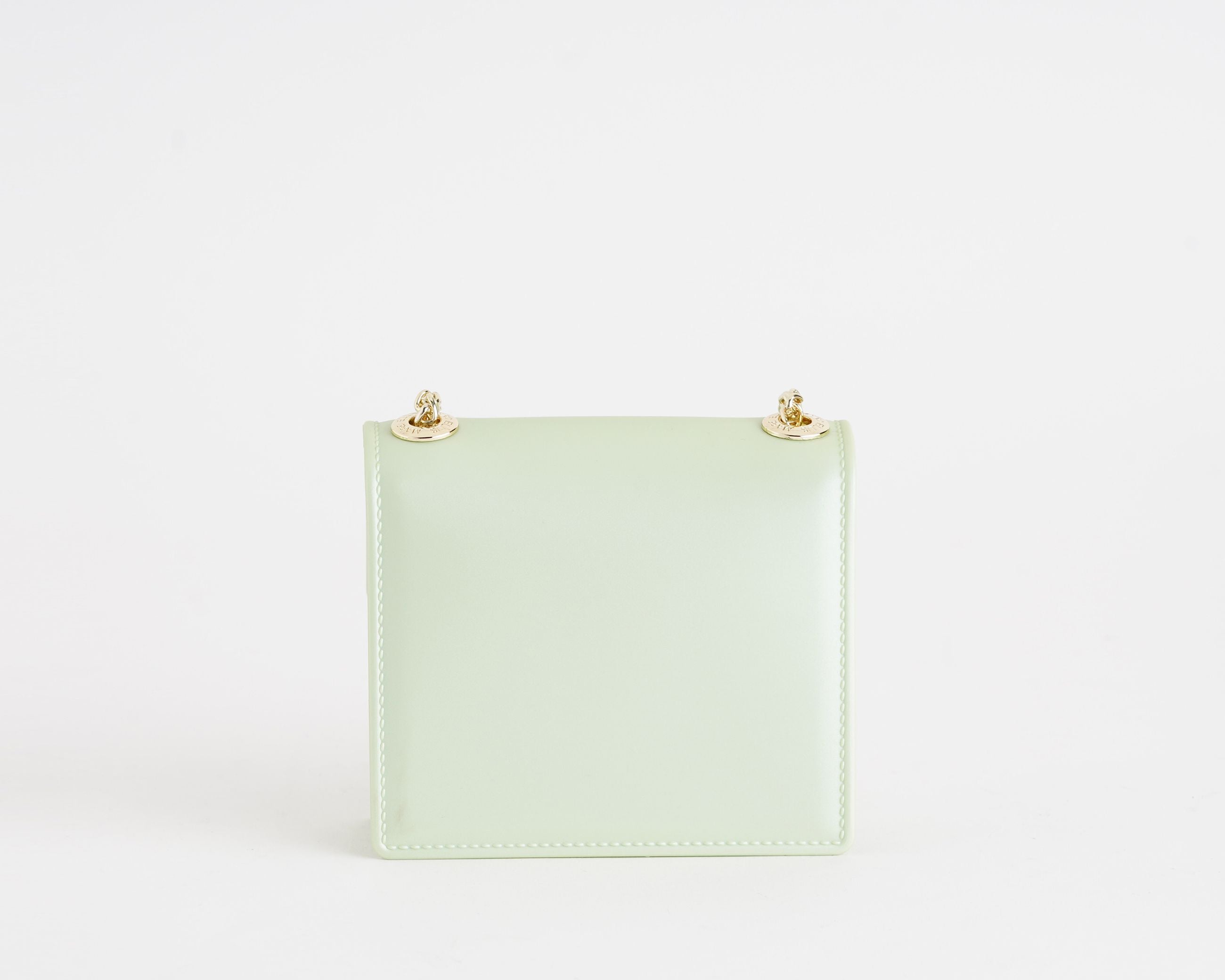 Borsa a spalla Marc Ellis Supermee S Donna Soft Green Light Gold – Vista posteriore