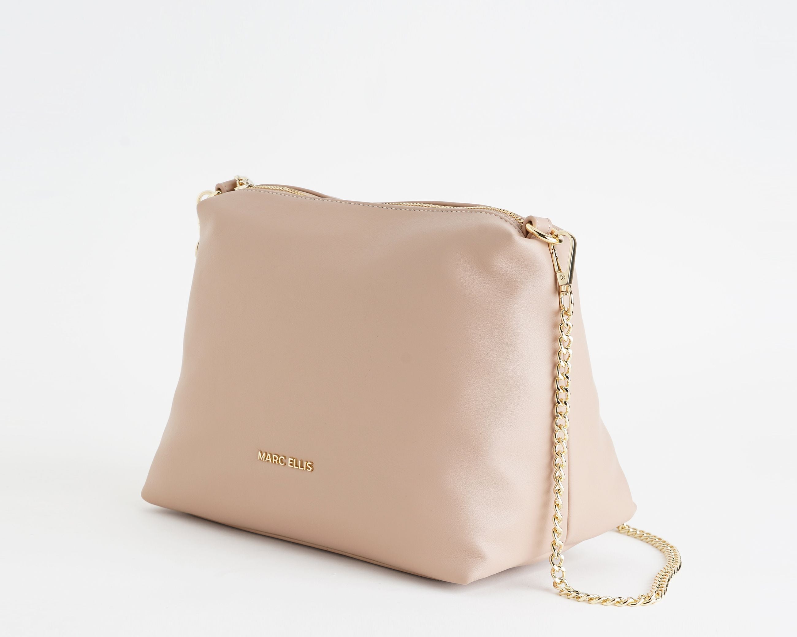 Borsa Marc Ellis Alison Macro Lt Light Tan - Visione Laterale
