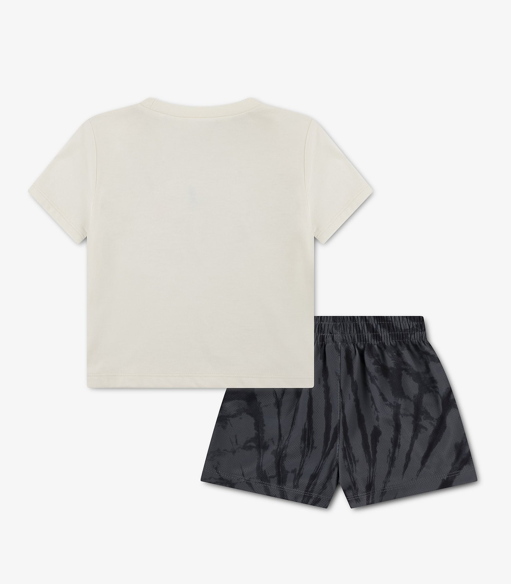 Jordan Set T-Shirt e Shorts Tie-dye Festival 65F787-GAE Iron Gray neonato`