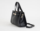 Borsa a spalla Marc Ellis Cassiope S Do Donna Black Gold - Vista laterale