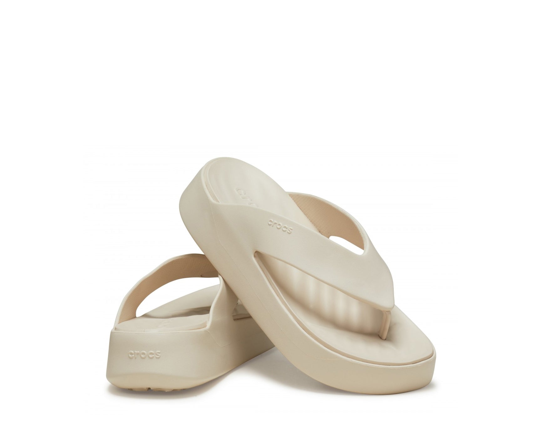 Infradito Crocs Getaway Platform Flip W CR.209410 colore Stucco — CROCS
