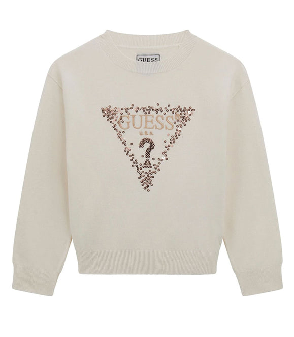 Maglione GUESS K5BR04 Cream White Bambina
