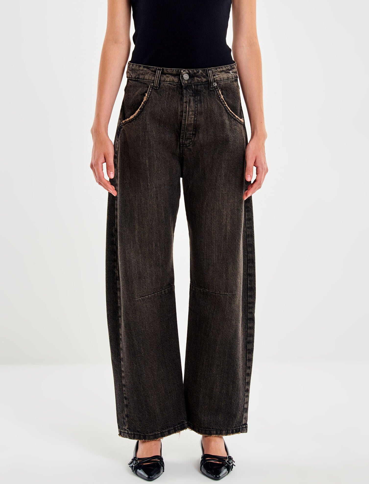 Jeans Milla Relaxed  VICOLO DF5141 Grigio Donna