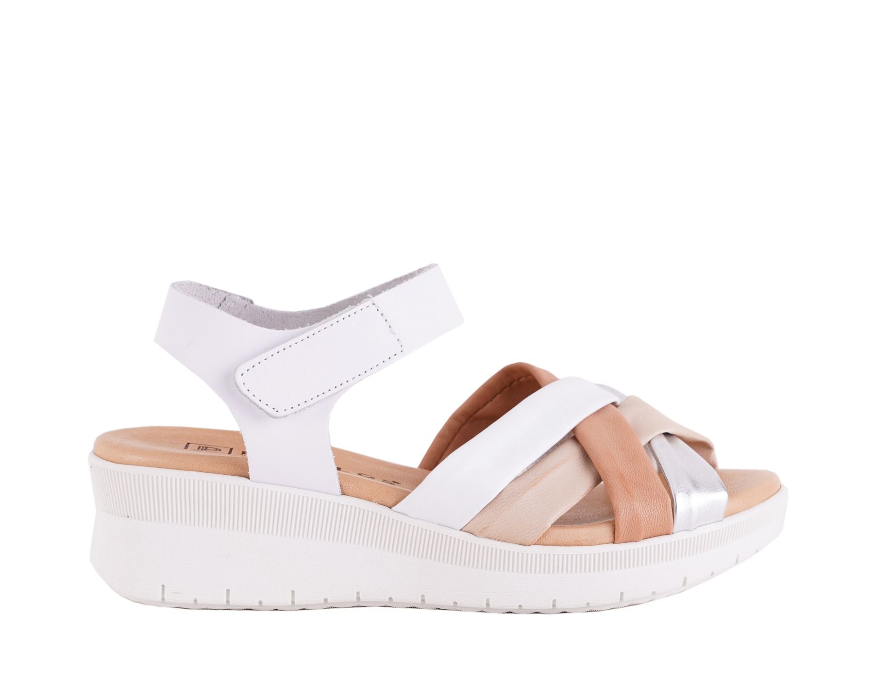 Sandalo con zeppa Donna