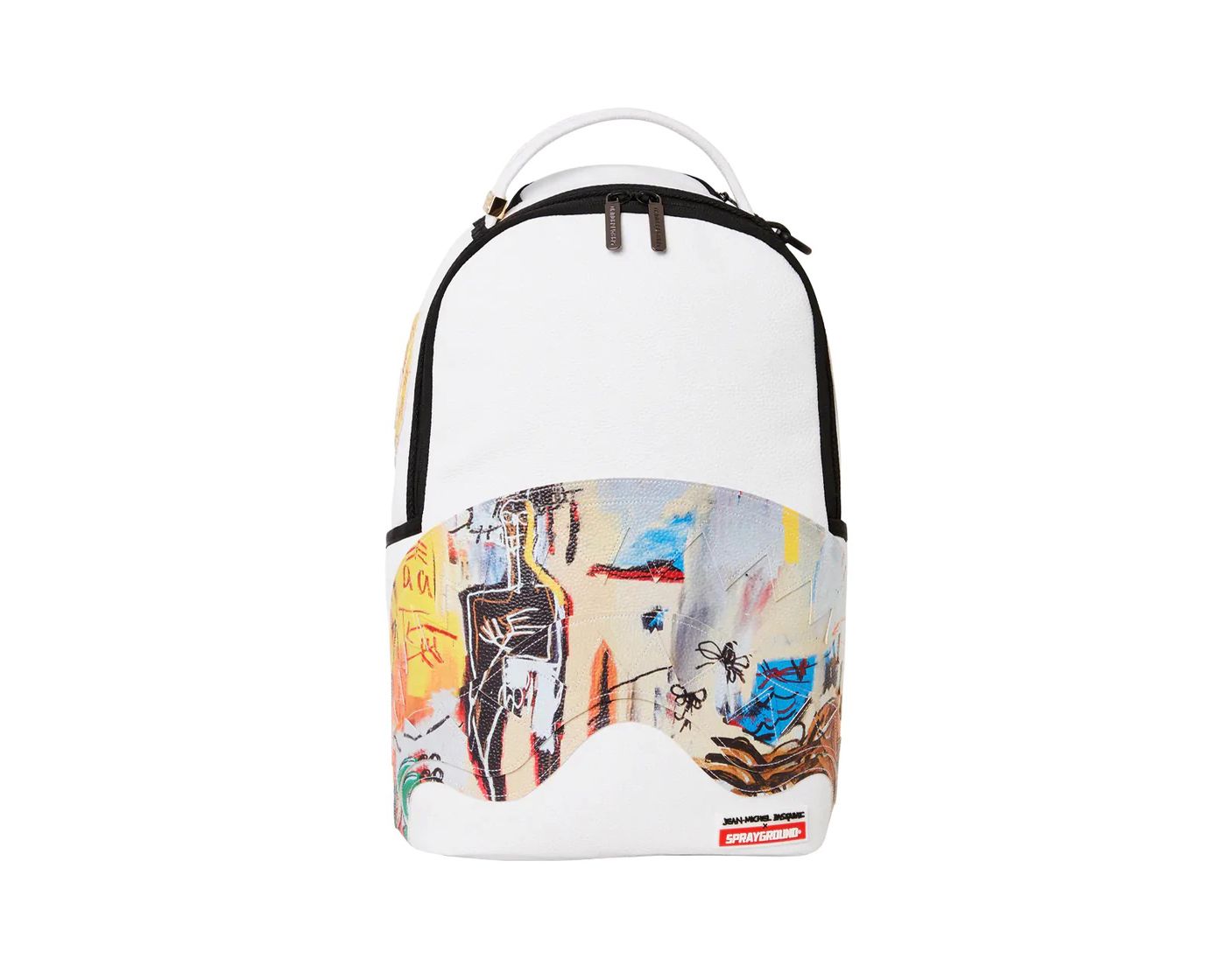 Zaino SPRAYGROUND BASQ W Sharkmouth Bianco/Multi Uomo