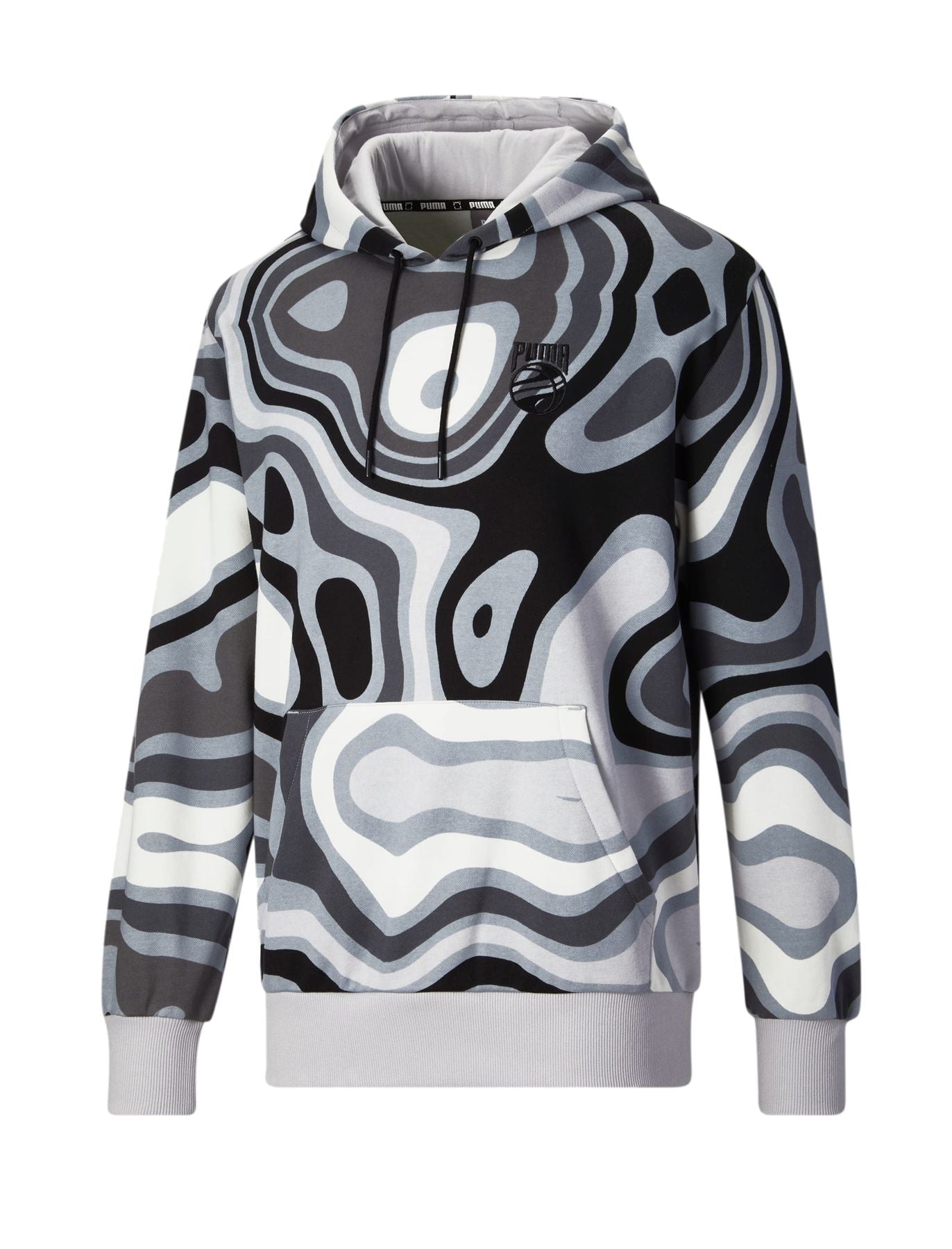 PUMA Booster Ralph Print Hoodie Uomo Nero