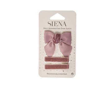 Fiocco Pinzetta Bambina Grosgrain Scozzese SIENA