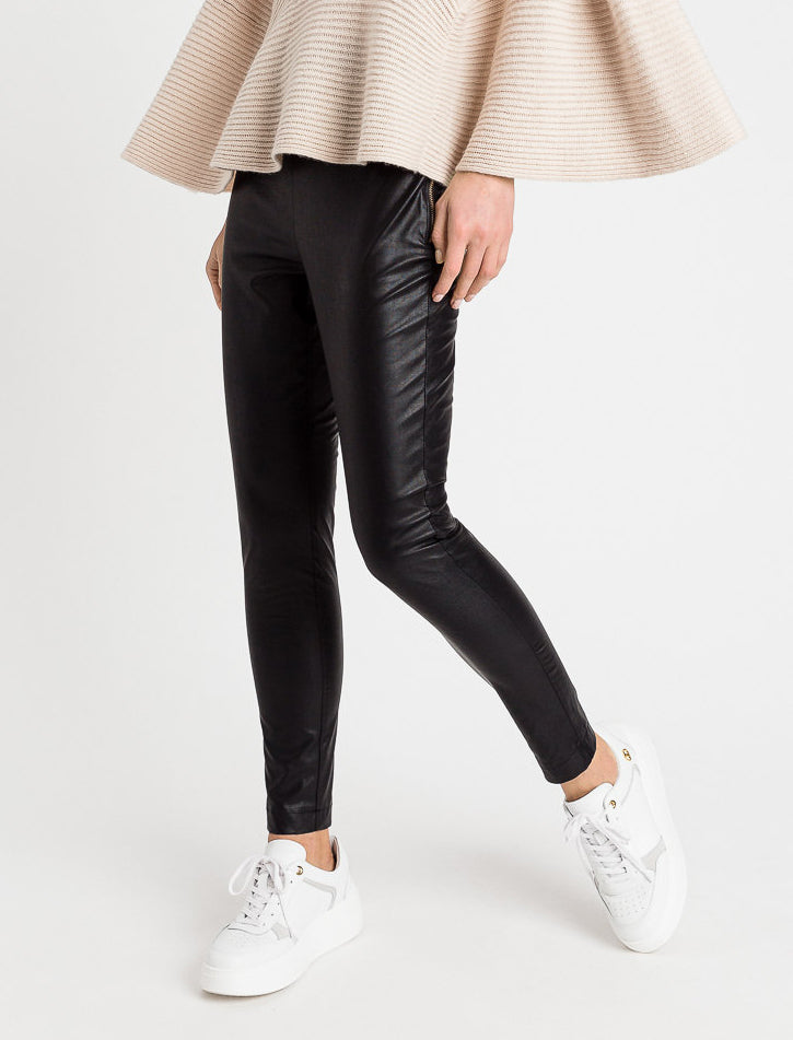 Leggings spalmato Donna